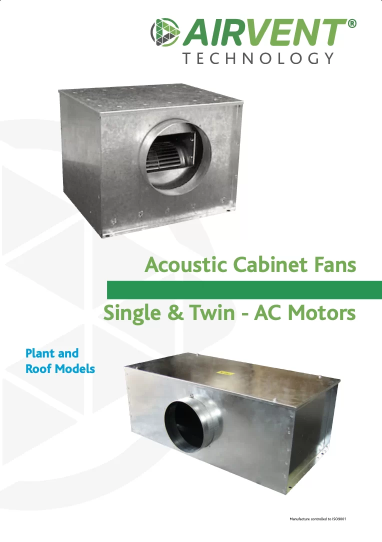 Cabinet Fans AC – Single & Twin